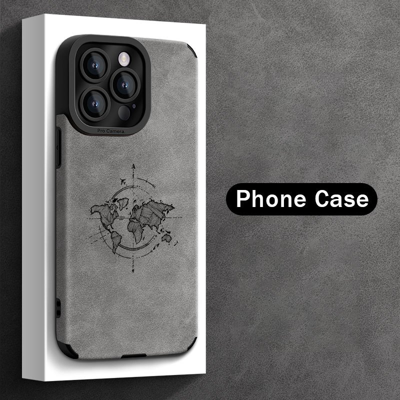 TEMU Phone Case - Personalized Compass Graffiti Pattern Phone Case For Iphone 16/16pro/16promax/16plus/15/15plus/15pro/15promax,