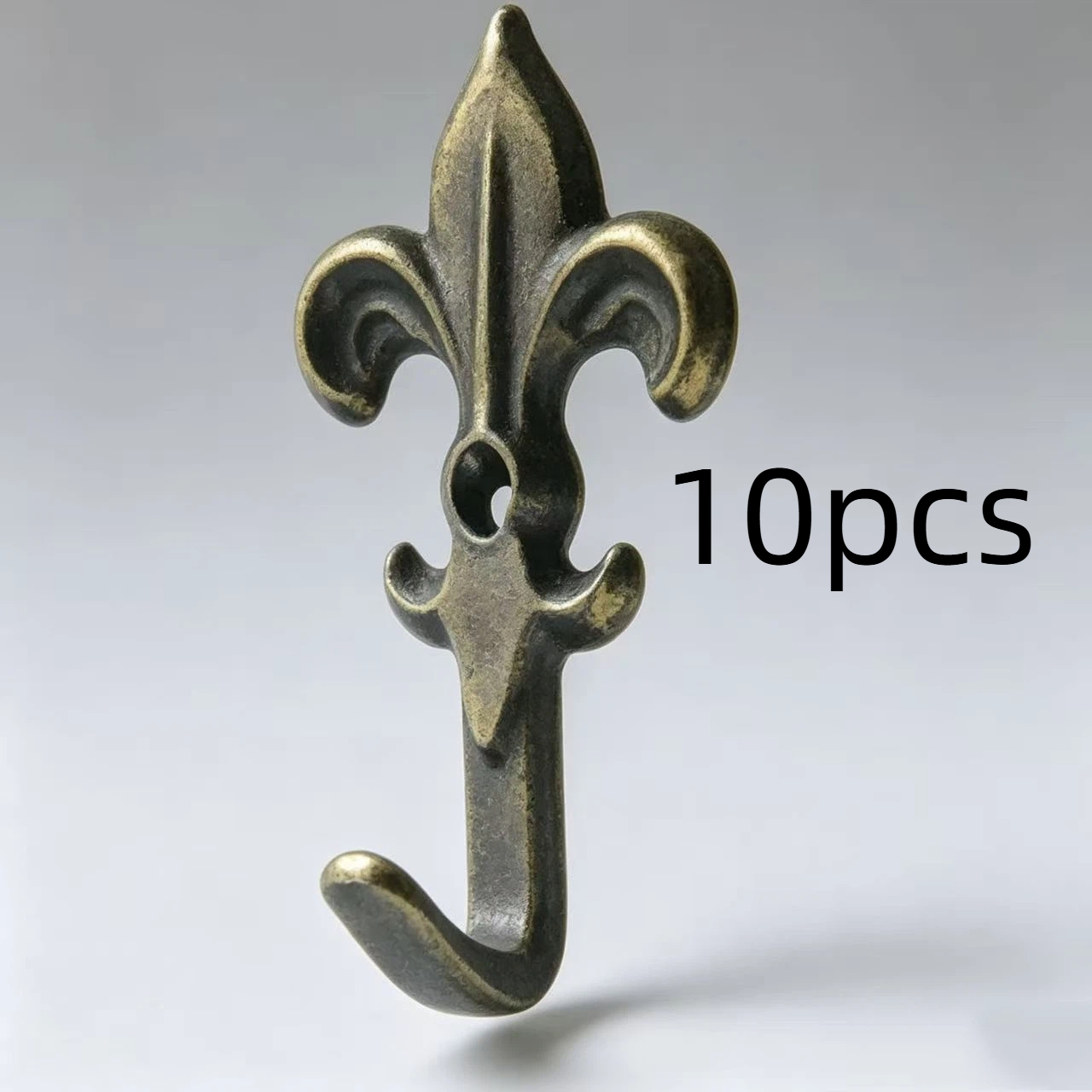 TEMU Retro Flower Metal Wall Hook, -colored Decorative Hook, Suitable For Towels, Robes, Hats, Bags, French Country Style Home Hardware Accessory