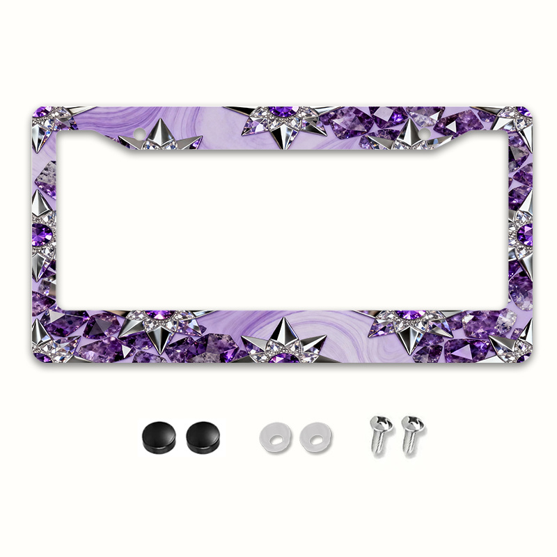 No-Drill Front License Plate Holder – Tow Hook Mount With Anti