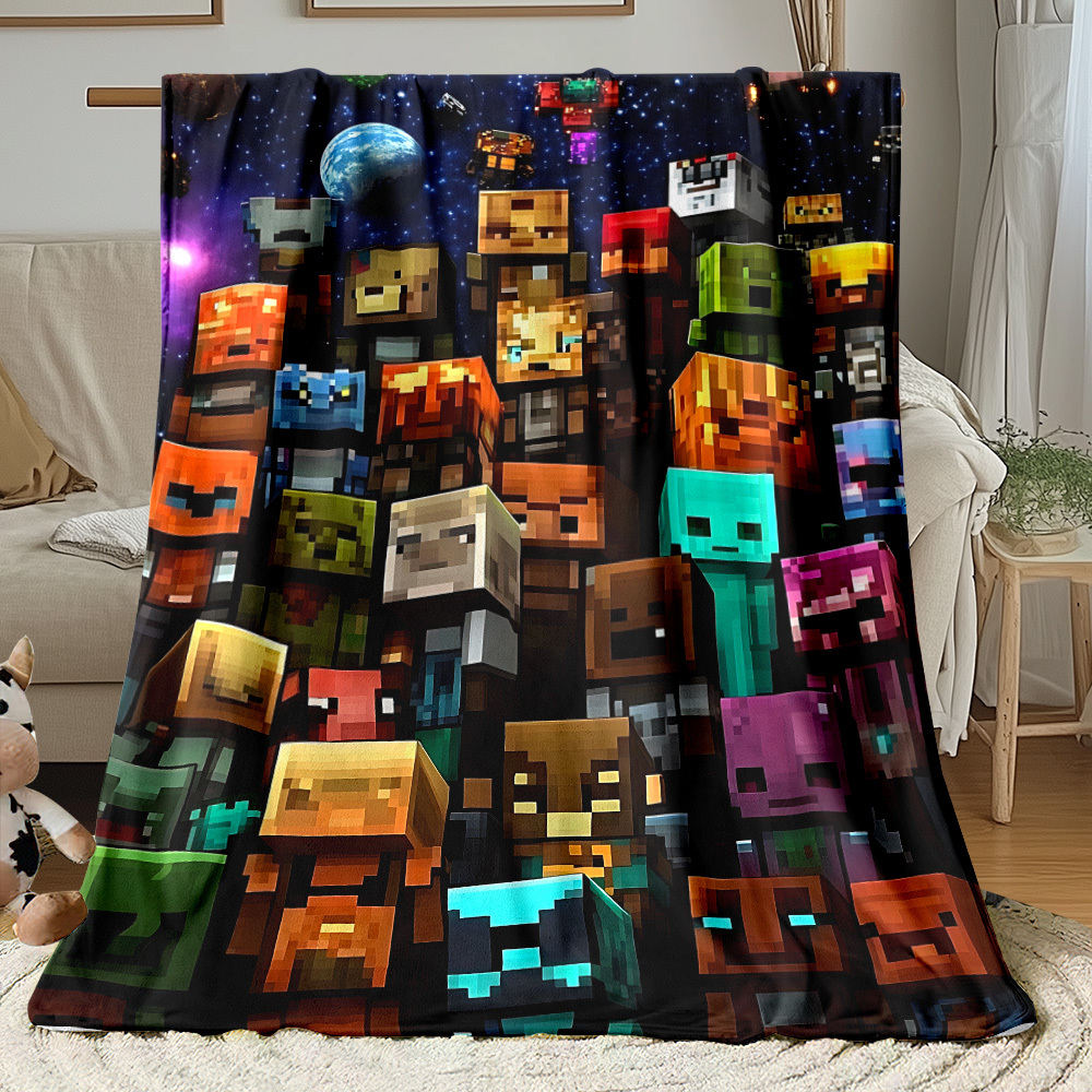 TEMU 1pc A Vibrant, , And Lightweight Blanket That Provides Cozy Warmth, Camping And Travel. An Ideal Holiday Gift For Your , Suitable For , On A