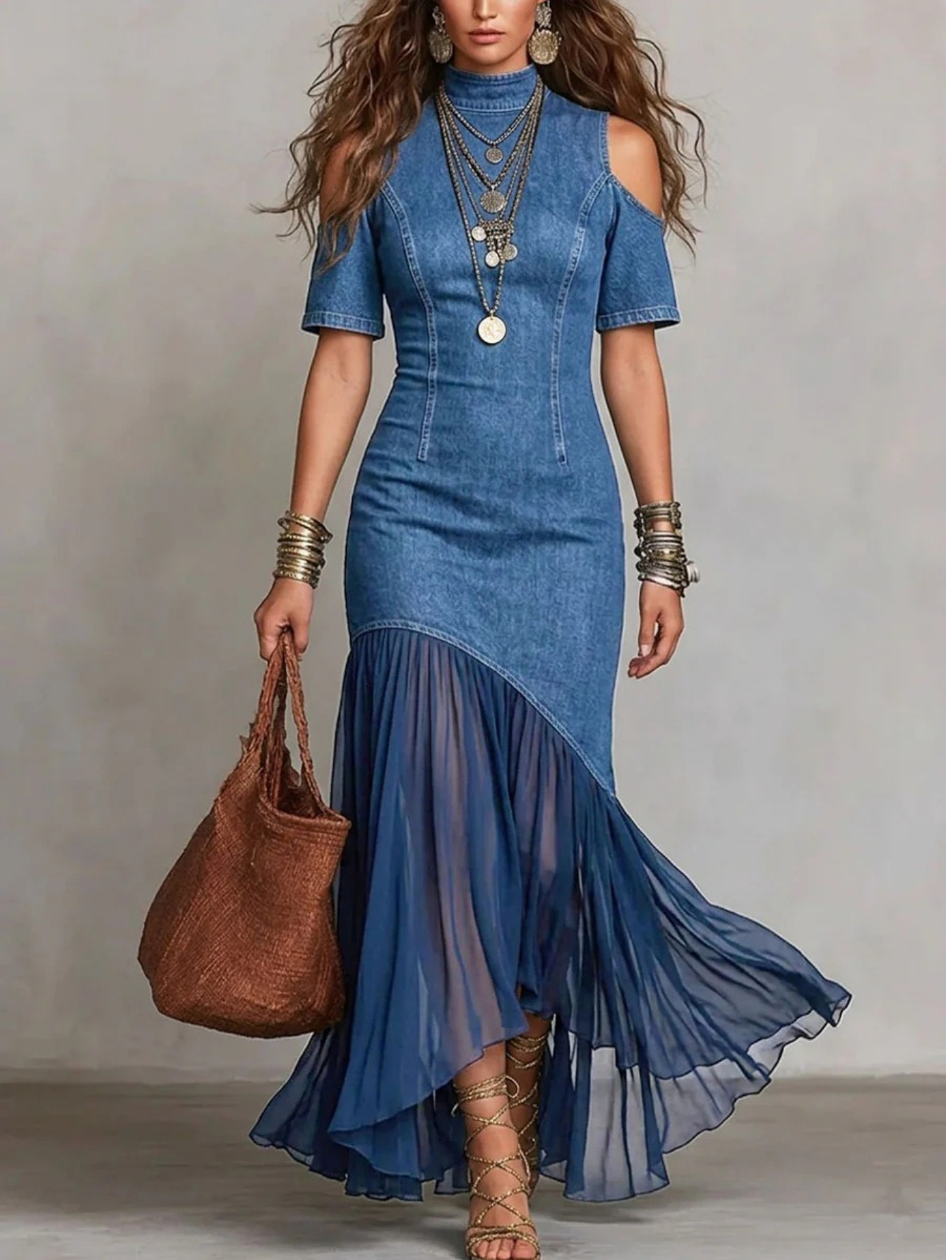 eyelet dress long sleeve LUNA COTTON EYELET DRESS – Lolitajaca main image 0