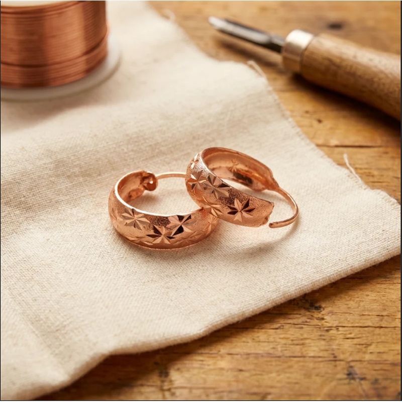 TEMU Vintage Red Copper Earrings, Copper Jewelry Earrings, Suitable As A Gift For Valentine's Day/mother's Day/thanksgiving/christmas