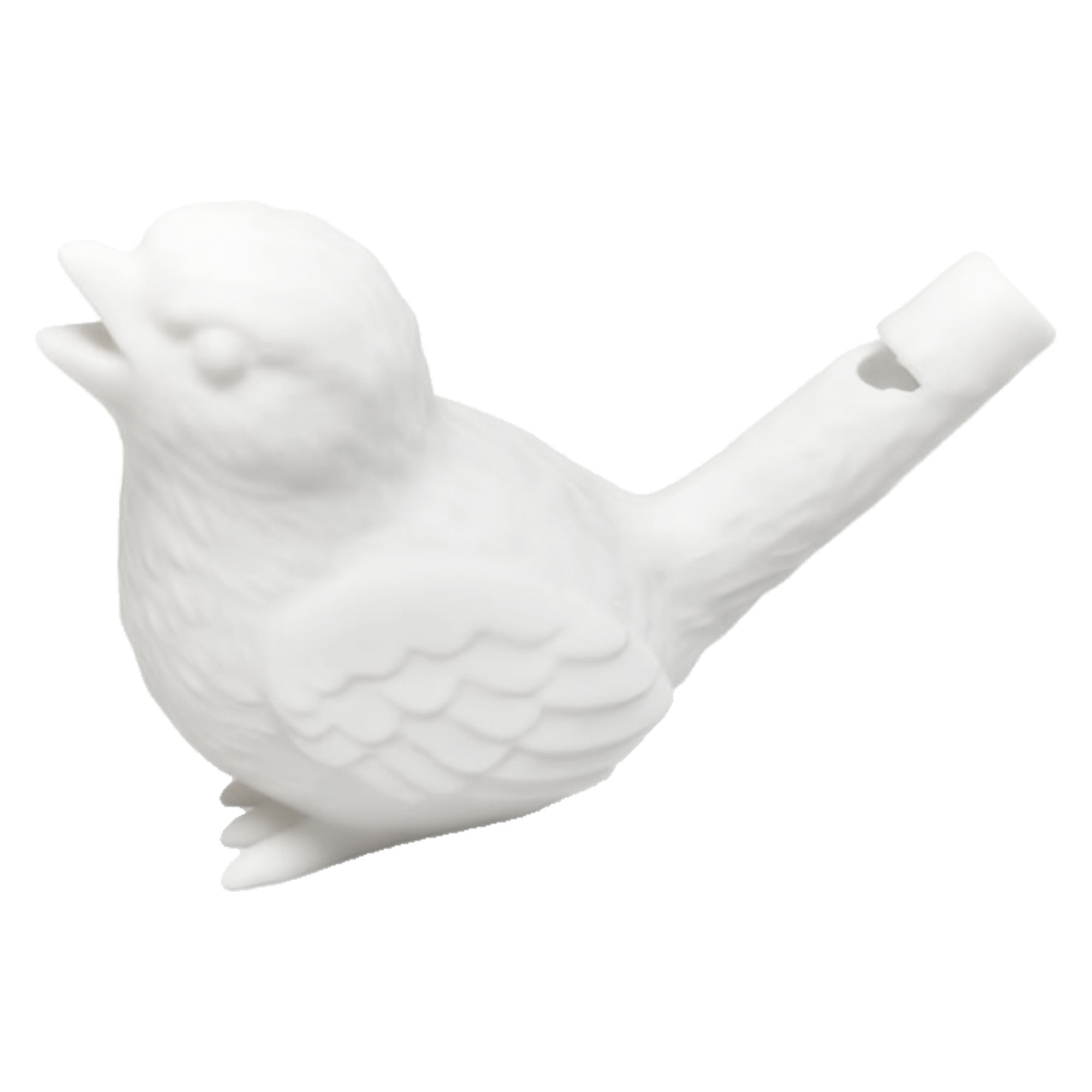 TEMU 1pc White Sound Whistle, Just Pour A Little Water To Blow Out Clear Realistic . It Combines Novelty Desktop Decoration For Adults, Daily Leisure