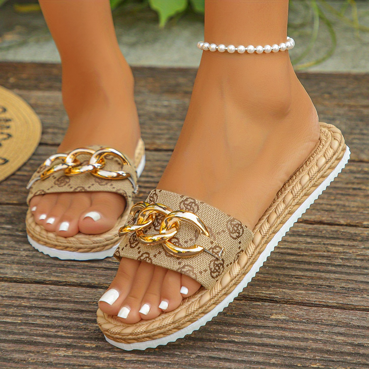 2025     trade   size womens slip on flat open toe sandals new summer   and versatile for daily outdoor wear lightweight and comfortable pairs well with skirts womens slippers   women shoes