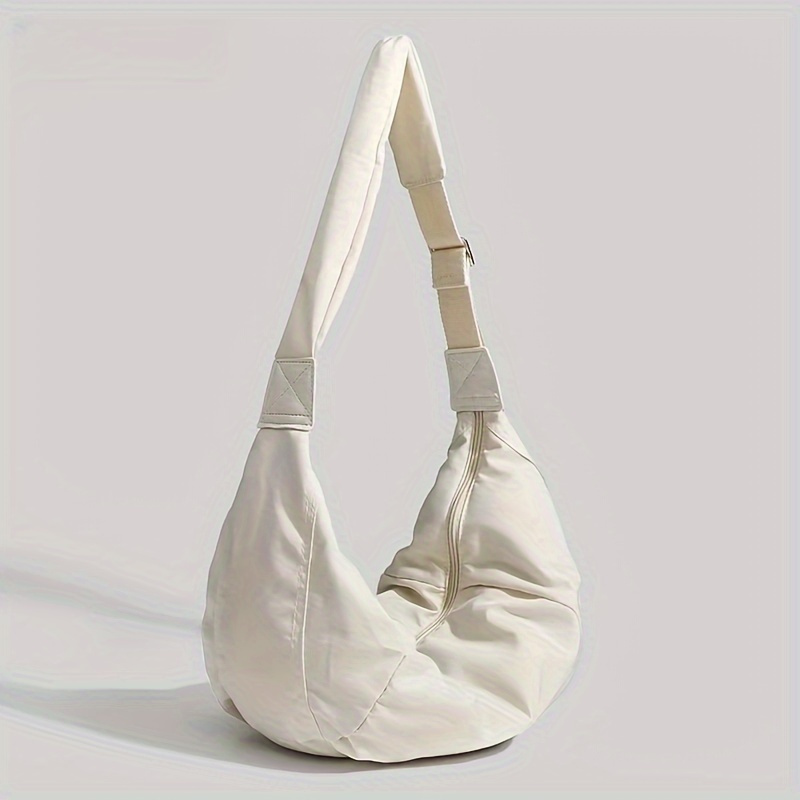 TEMU Borsa a tracolla unisex in nylon casual , borsa a tracolla Dumpling stile 2024, borsa a spalla di grande capacit� - Colori: e , Non