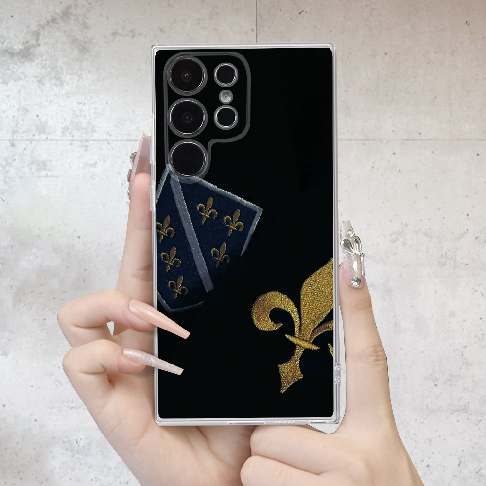 TEMU Phone Case: A - Iris - Versailles Garden | French Style - Durable And Scratch-resistant | Glossy Anti-slip | Shockproof And Drop-resistant |