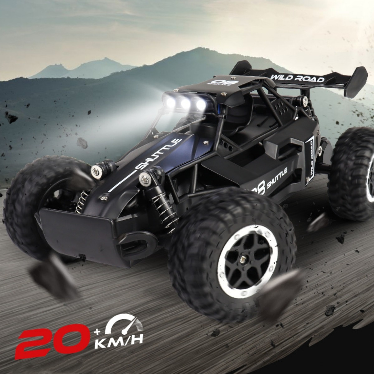 1:16 Scale All Terrain RC Off-Road Vehicle, 2.4GHz RC Kids Toy Car, Durable Alloy And Plastic, Fun Racing Car Model That Can Climb And Drift - Perfect As Party Favors And Holiday Gifts