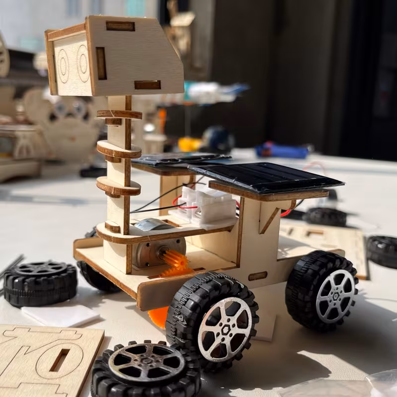 ערכות בנייה stem, רוברים סולאריים, פרויקטים מלאכת בנייה מדעית, פאזלים עץ תלת-ממדיים, מתנות יום הולדת, מתנות חג המולד לגילאי 14 ומעלה פרטי מוצר 4