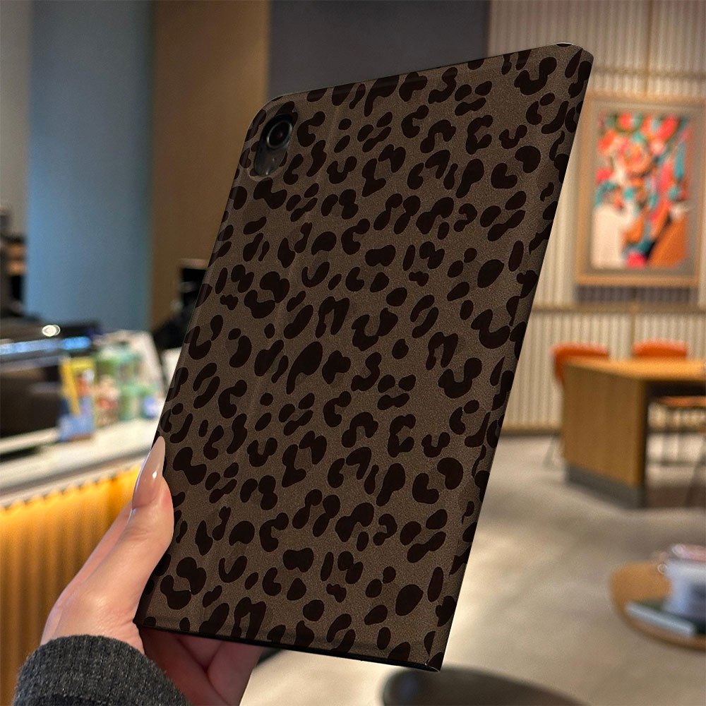 E-shop Leopardenfleck-Muster für iPad Hülle, faltbar und rutschfest, passend für iPad Mini 1/2/3/4/5/6/7/Air 1/2/3/4/6/7/Air 5. Gen 2022/Air (M2) 11