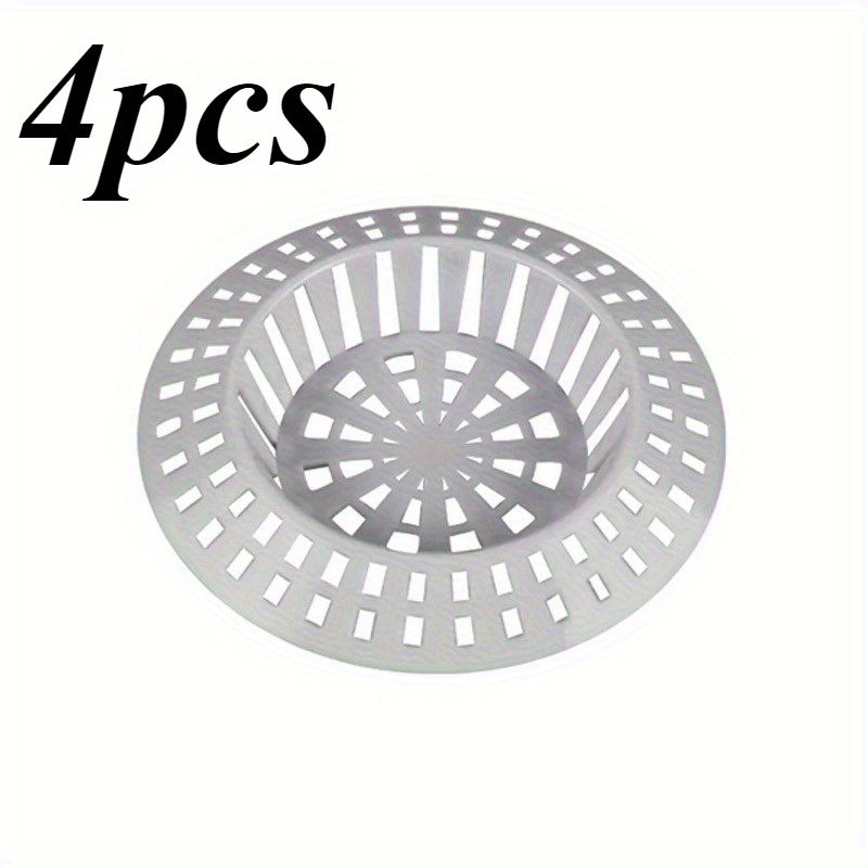 4pcs Of Drain Hair Catchers For Showers And Bathtubs, Bathroom Water Drain Hair Blockers, Home Drain Covers, Toilet Additions, And Kitchen Sink Filters