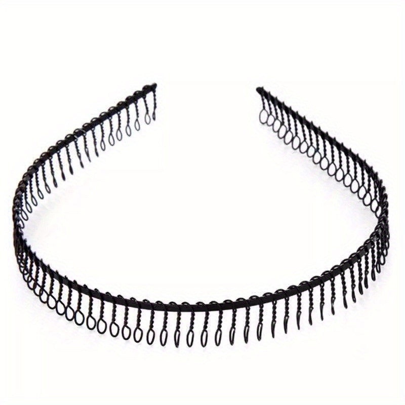 3pcs Bangs Iron Wire Headbands for Seniors Invisible Hold, Washable,  Stylish for Women and Men, Stylish Hair Accessory Minimalist Headband 