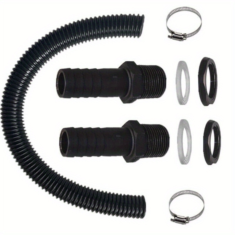 TEMU Water Butt Connector Pipe 25mm Downpipe Rain Barrel Connecting Hose Kit