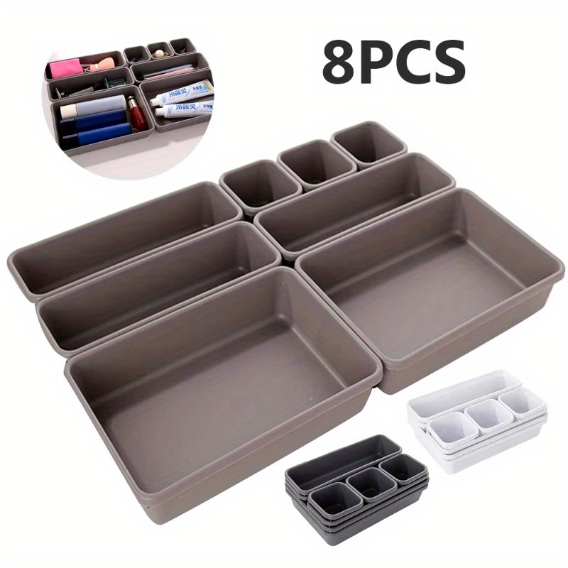 

8pcs Organizer Set - For , , Jewelry & - Plastic, For , Bathroom &