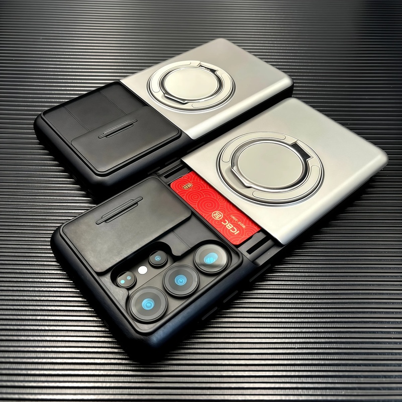 TEMU Phone Case - Luxury Armored Sliding Lens Magnetic Phone Case, Suitable For Galaxy S26 S25 S24 S23 S22 Ultra A57 A56 A55 A37 A36 A27 A26 A17 A16