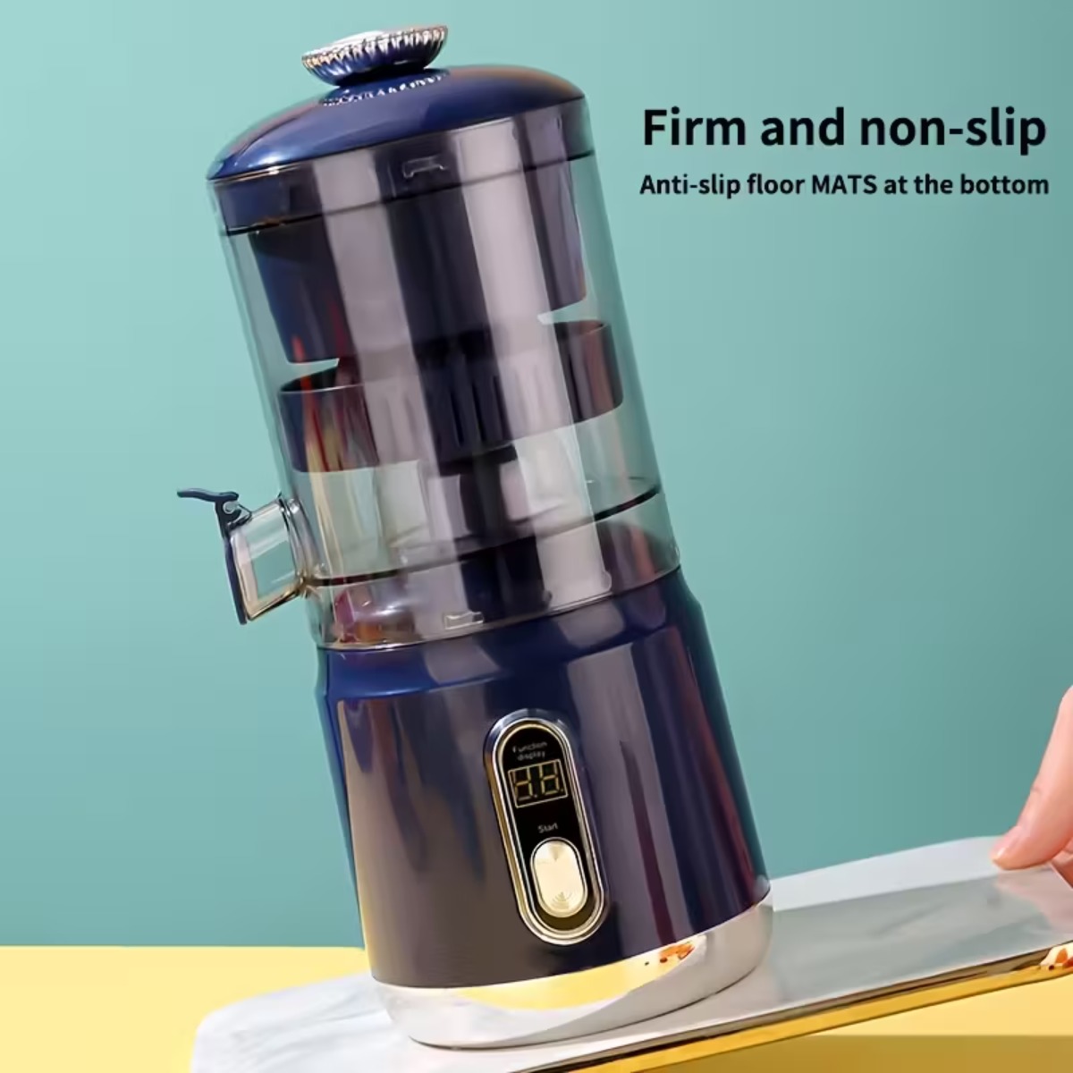 TOYANDONA Multi-Function Food Blender, 3-Speed Automatic Mini Food Processor Specifically designed for food, fruits, vegetables, and fresh juices Removable push-button control panel for easy cleaning Stylish design, perfect Christmas gift