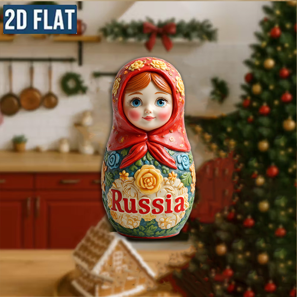 1 Refrigerator Magnet - Acrylic With Red Scarf And , Suitable For Refrigerators/freezers, Easter, Or Housewarming - Traditional Style, 2d Design