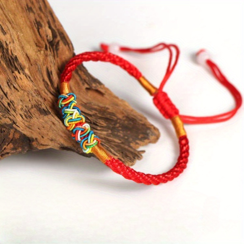 Colorful Hand Woven Couple Bracelet Easter Gift Red String Bracelet