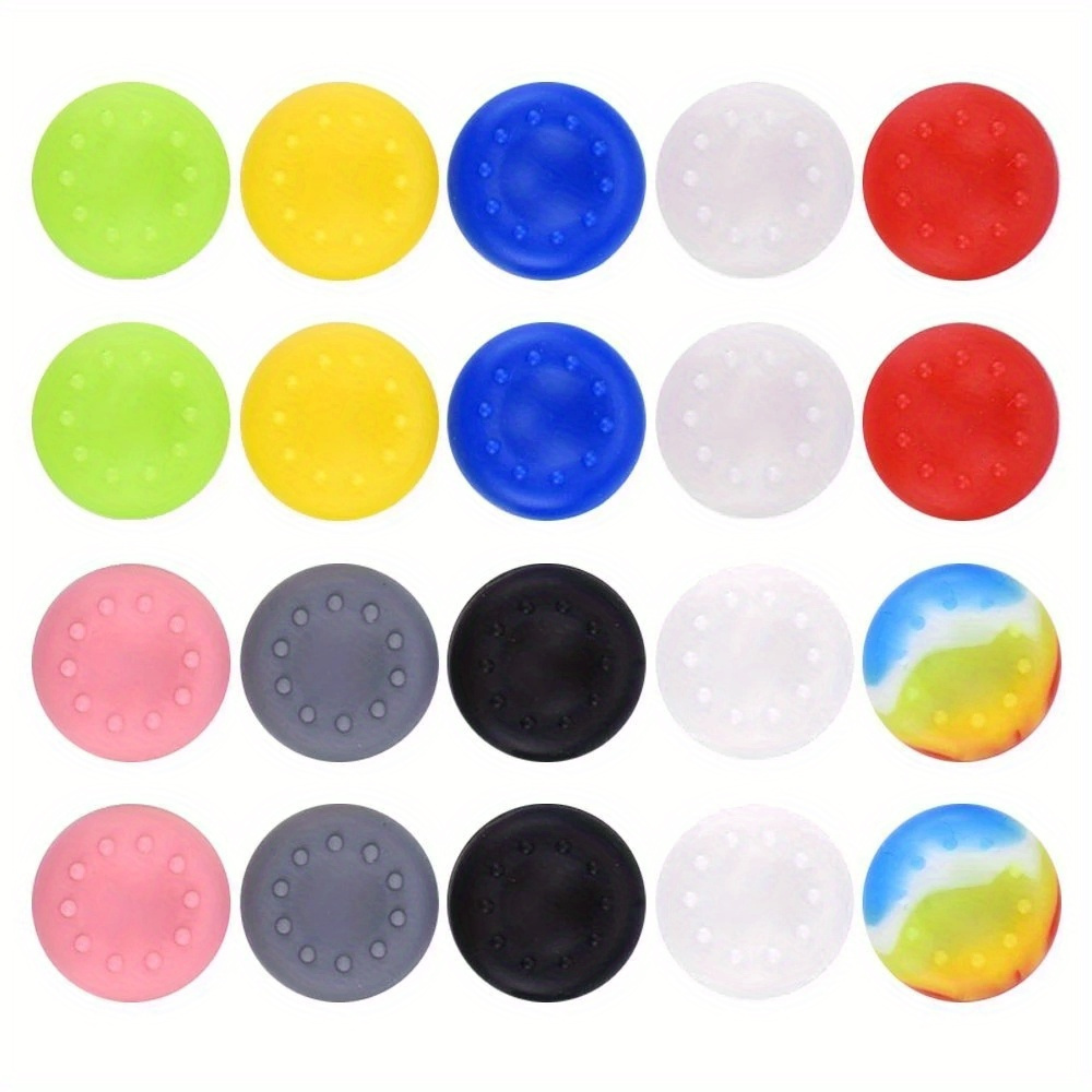 TEMU 10-40pcs Set di Manopole Joystick Colorate - Migliora l'Esperienza di Gioco per Controller Sony PlayStation 4, PS3, 360, ONE - Qualit� Premium,