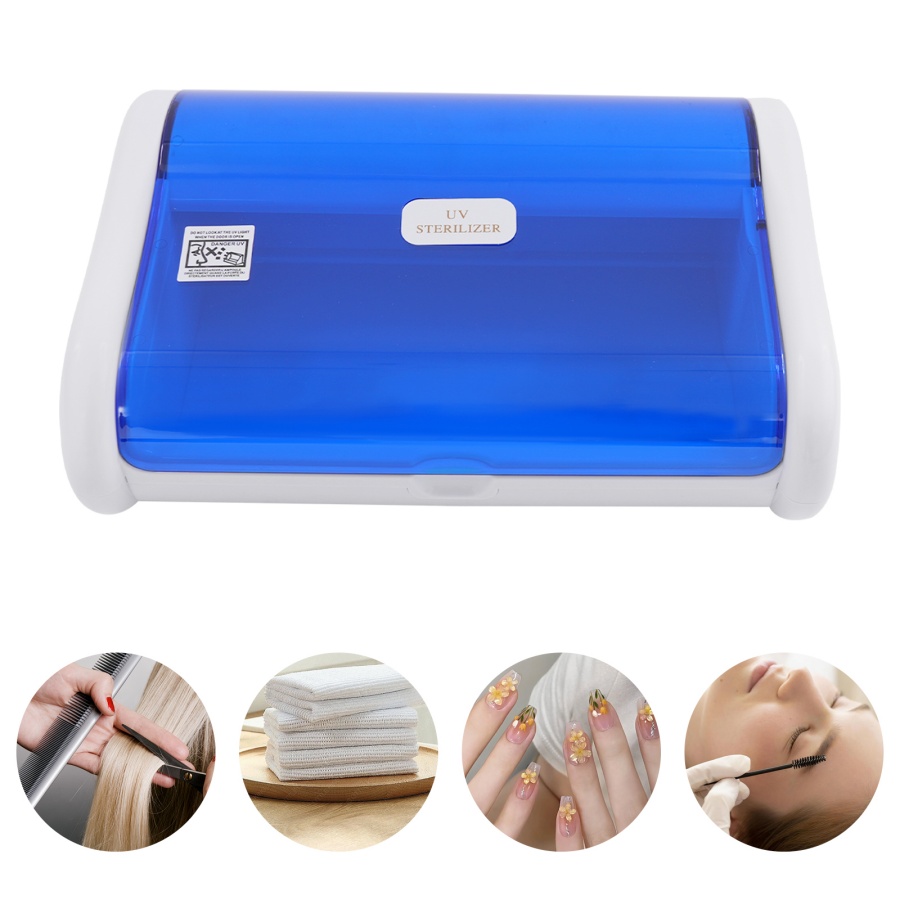 Image of Professional Salon Sterilizer Cabinet 10l (-c Disinfection) For Nail, Hair, Beauty, Dental Tools, Jewelry, Masks, Phones & Spa Clinic Equipment - Heavy-duty Sterilizer Box With Door Lock, Fast For