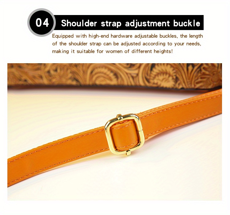 Deep Purple Retro Embossed Handbag worn on model as a handbag