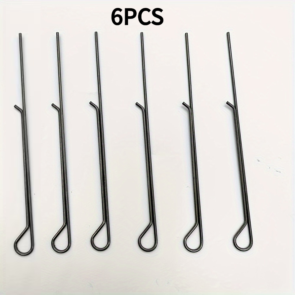 TEMU 6 Metal Candle Wick Holders, Made Of Stainless Steel/metal, Featuring A Spring Centering Tool With Rings And A Sturdy Base To Prevent ,