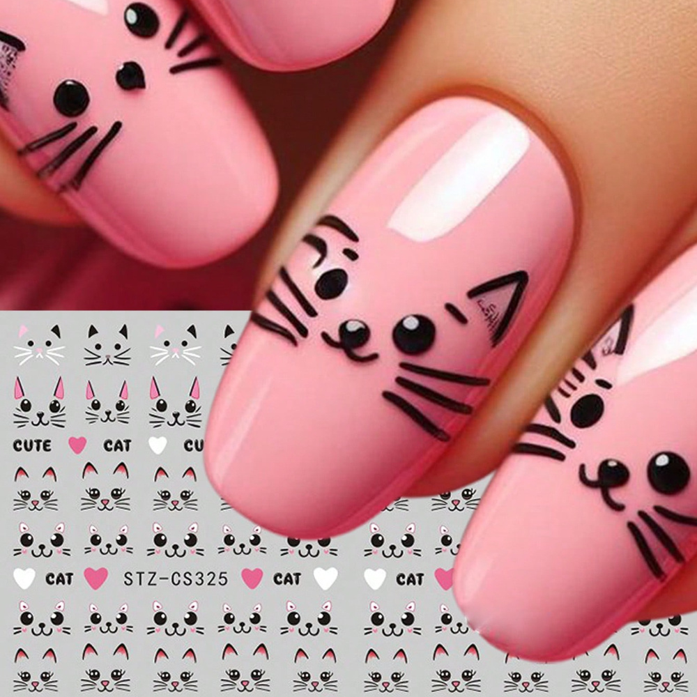 

1sheet Cat Art Pen Cat Pattern Decal Art Supplies Diy