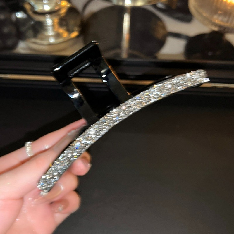 TEMU 1pc Fashionable Hair Clip For Women, Light Luxury Shark Clip, High-end Hair Clip, New Large , Large Hair Accessory