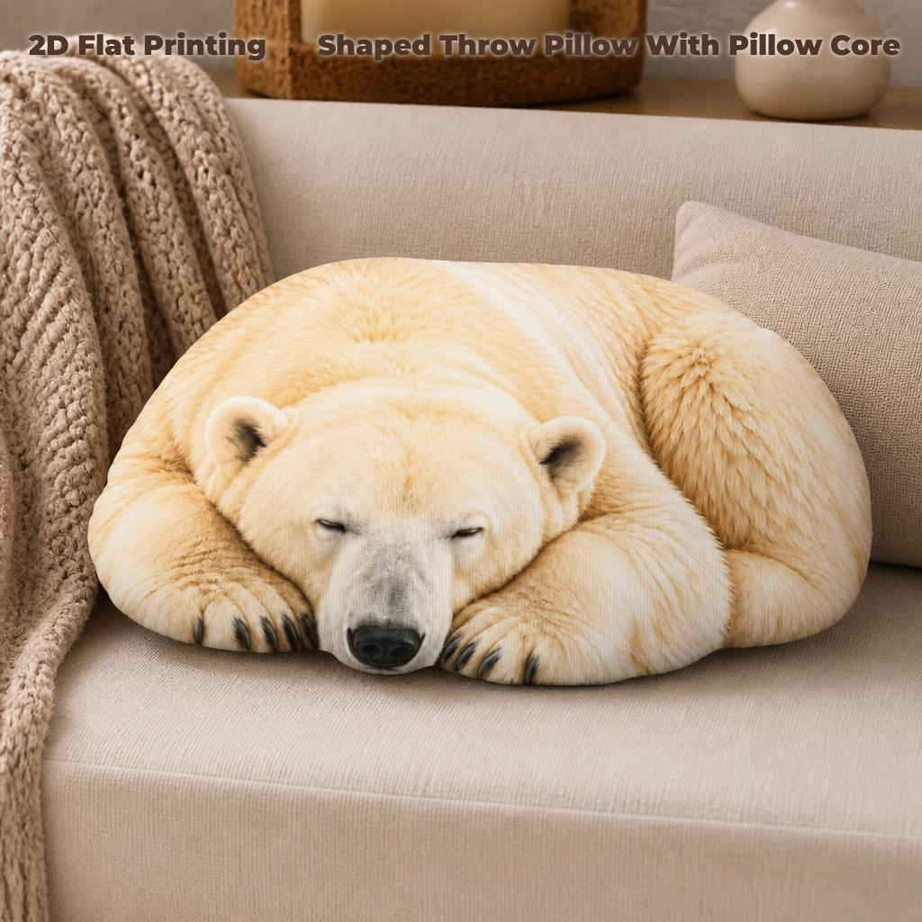 TEMU coussin décoratif en peluche façonné par impression 2D à plat pour cadeau, chambre, canapé, salle, décoration de fête, 2D à plat