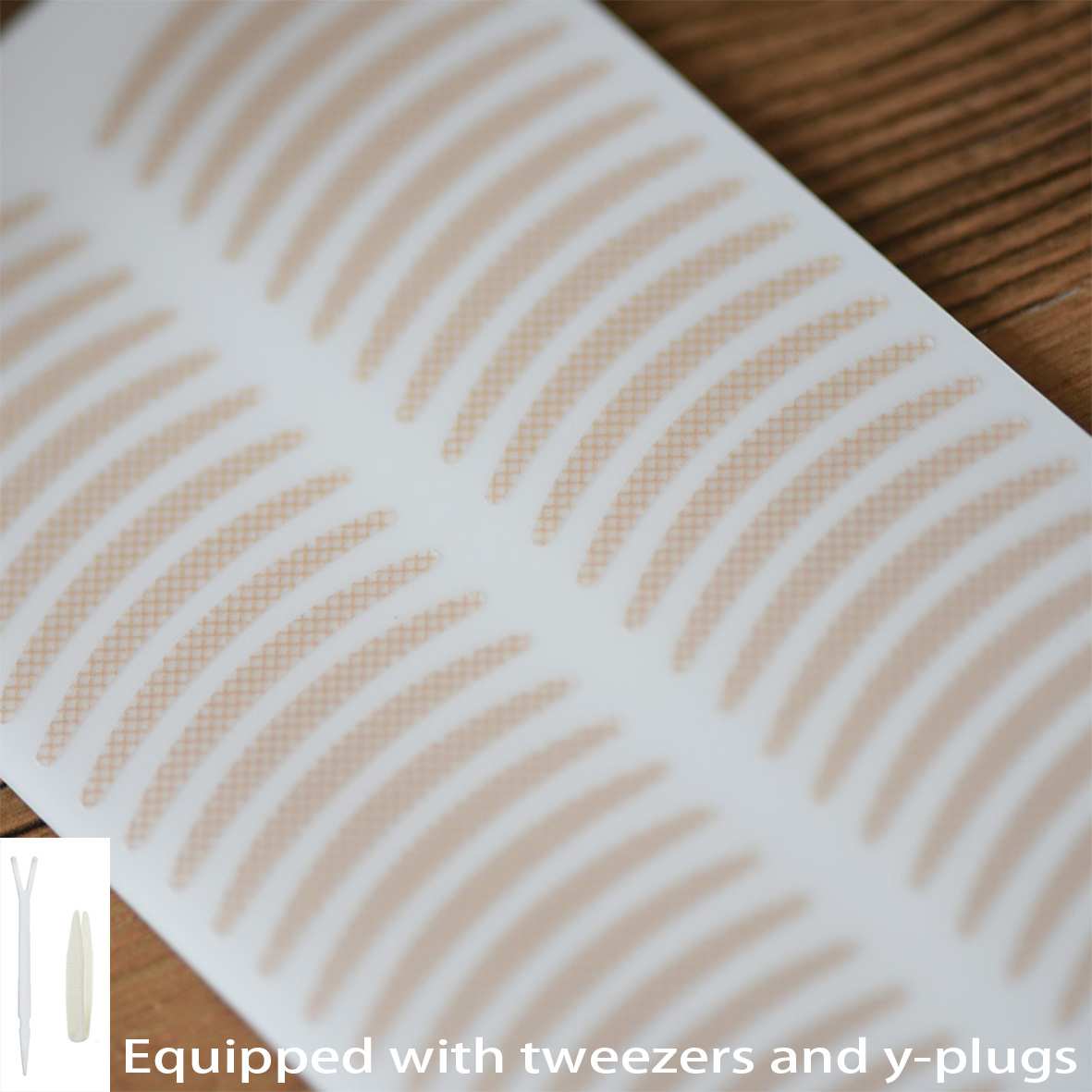 1pc 48 Stickers Crescent Shaped Double Eyelid Patches, With Double Eyelid That Like A Mother's Skin. Curve Perfectly Fits, Leaving Of Natural . Invisible Support For The