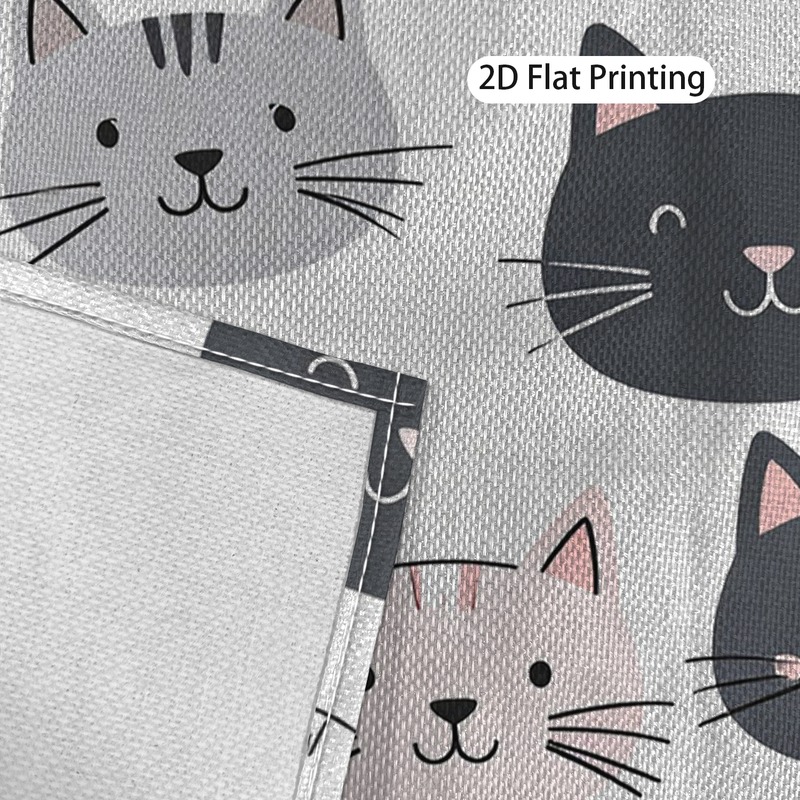 Set van 4 katten placemats met speels kattendesign_voghion.com