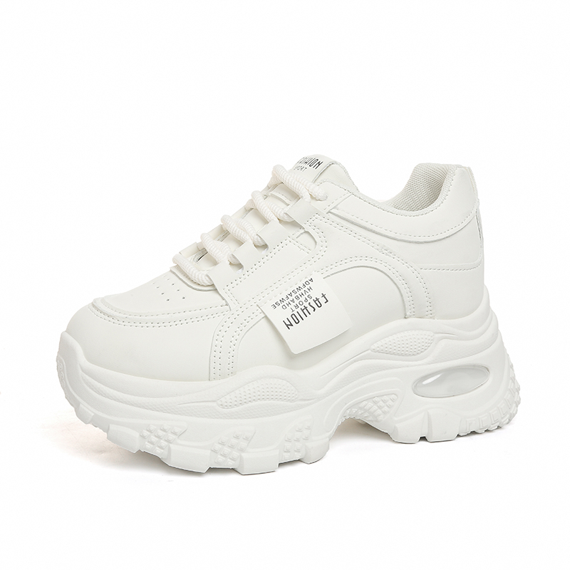TEMU Platform Dad Shoes, Height-increasing, Women's Casual Sneakers, Stylish And Versatile