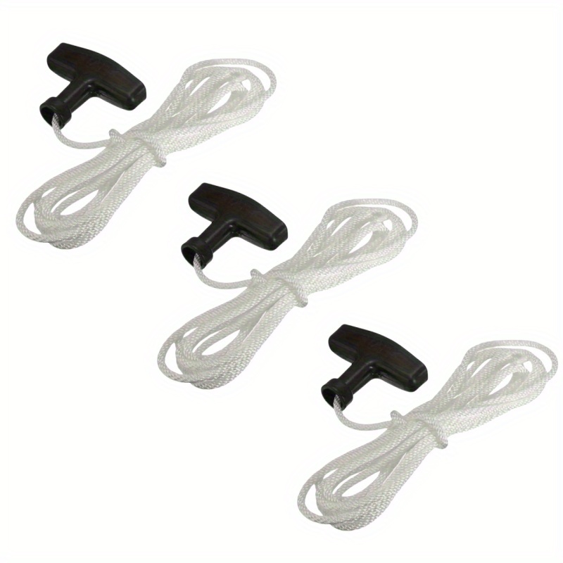Starter Pull Rope With Handle - High-strength Starter Cord Replacement For Gx200 Gx390, Lawn Mower, Trimmer, Chainsaw, Snow Blower, Compatible With Stihl, , & Engines