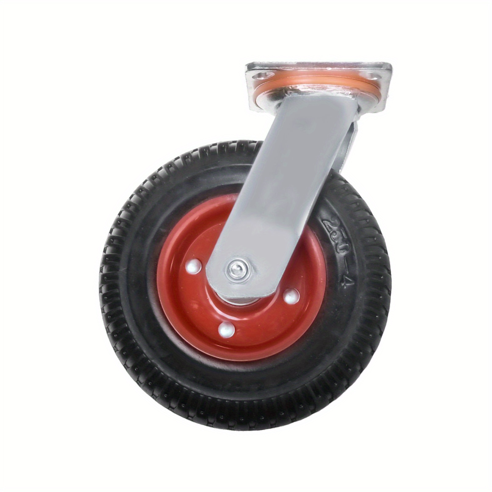 Image of Heavy Duty 250kg 200mm 8" Rubber Swivel Castor Wheels Furniture Trolley Caster