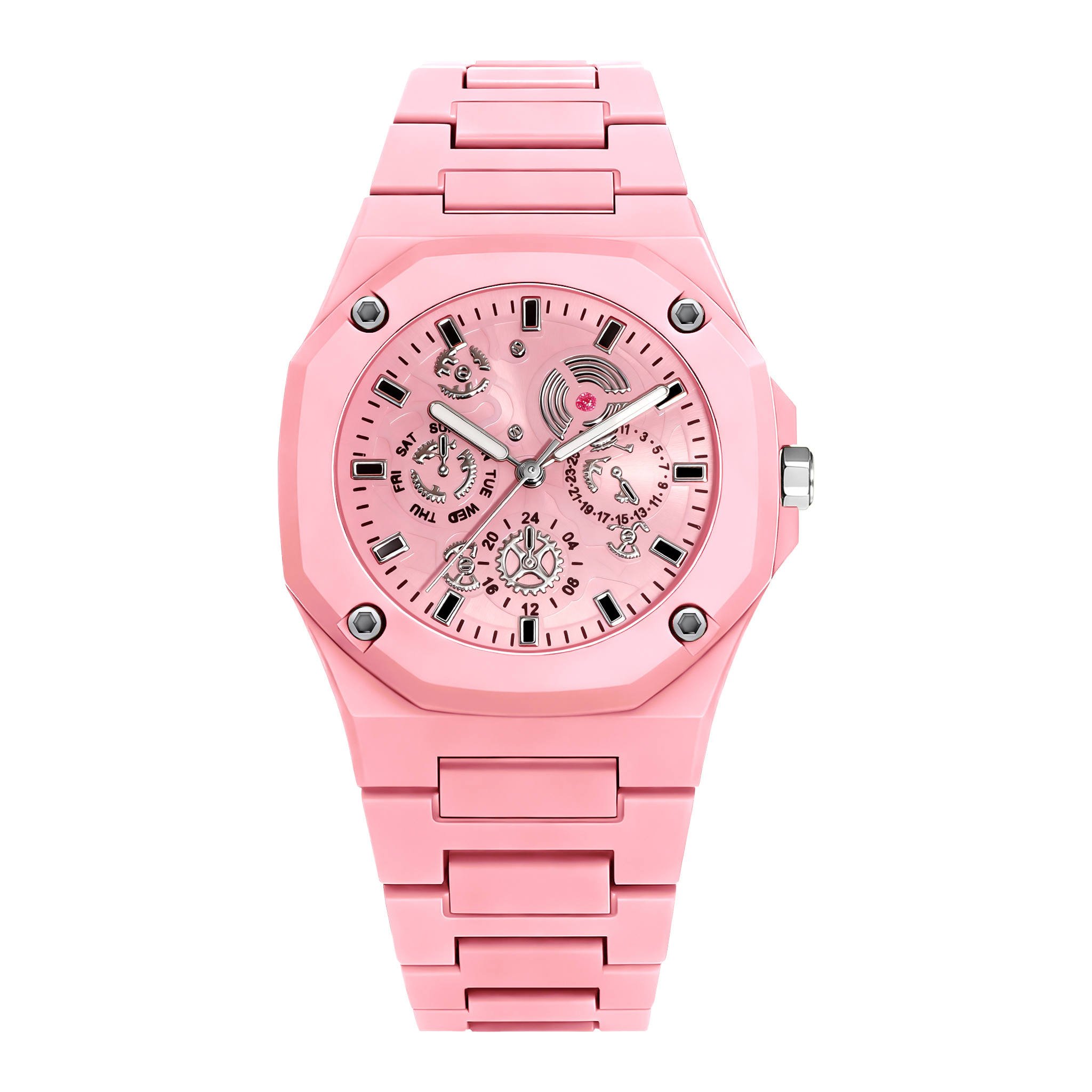 Stylish Elegant Women's Quartz Watch with Round Case