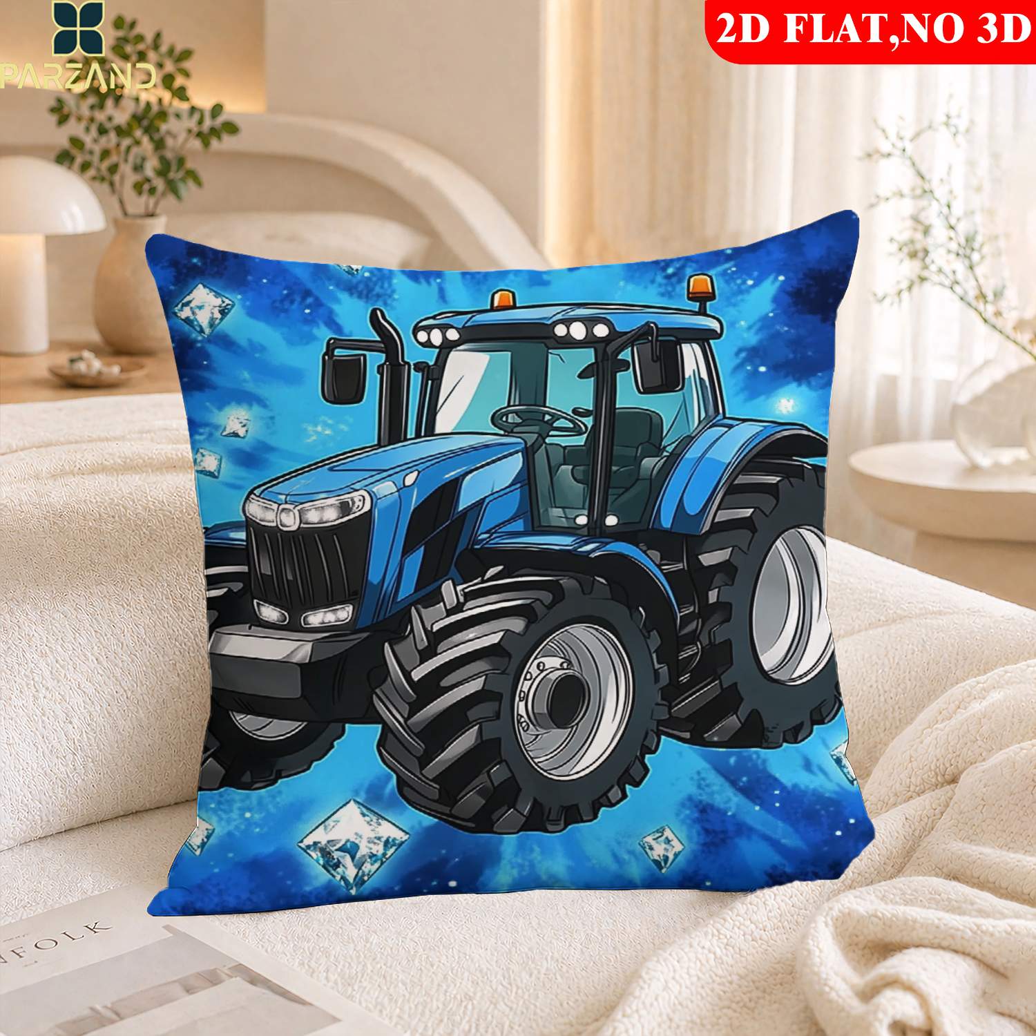 TEMU 2d Flat 1pc Pillowcase Pillowcase Family Pattern, Pillowcase For Sofa, Bedroom, And Study, Comfortable And Soft Pillowcase, A Gift , Modern