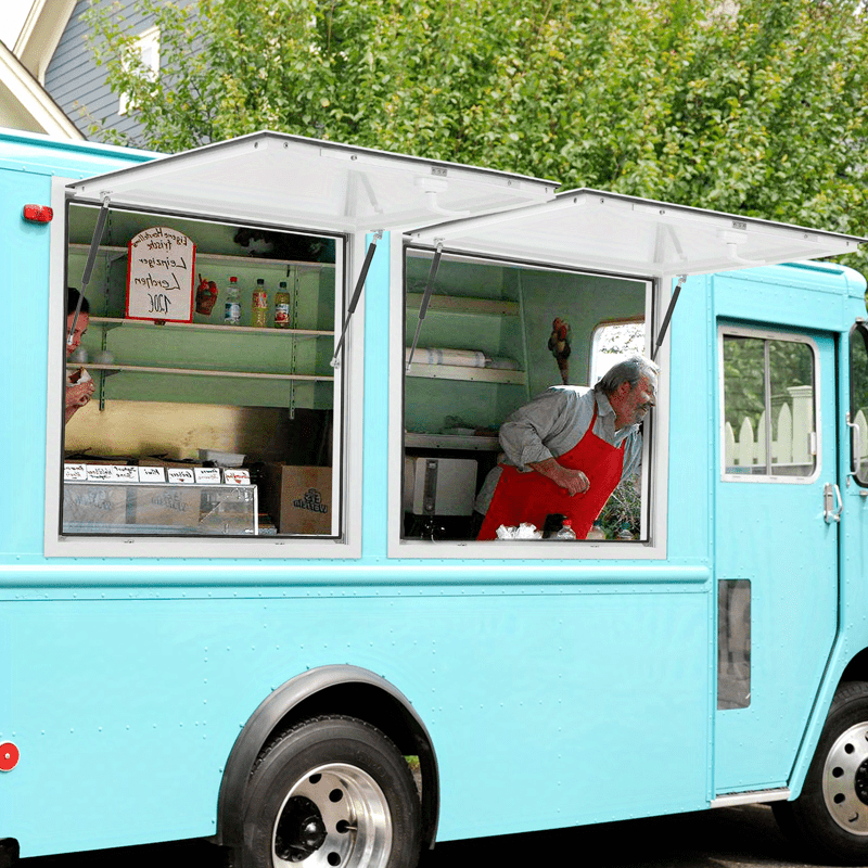 60" W x 36" H Concession Stand Trailer Serving Window Food Truck Service Awning