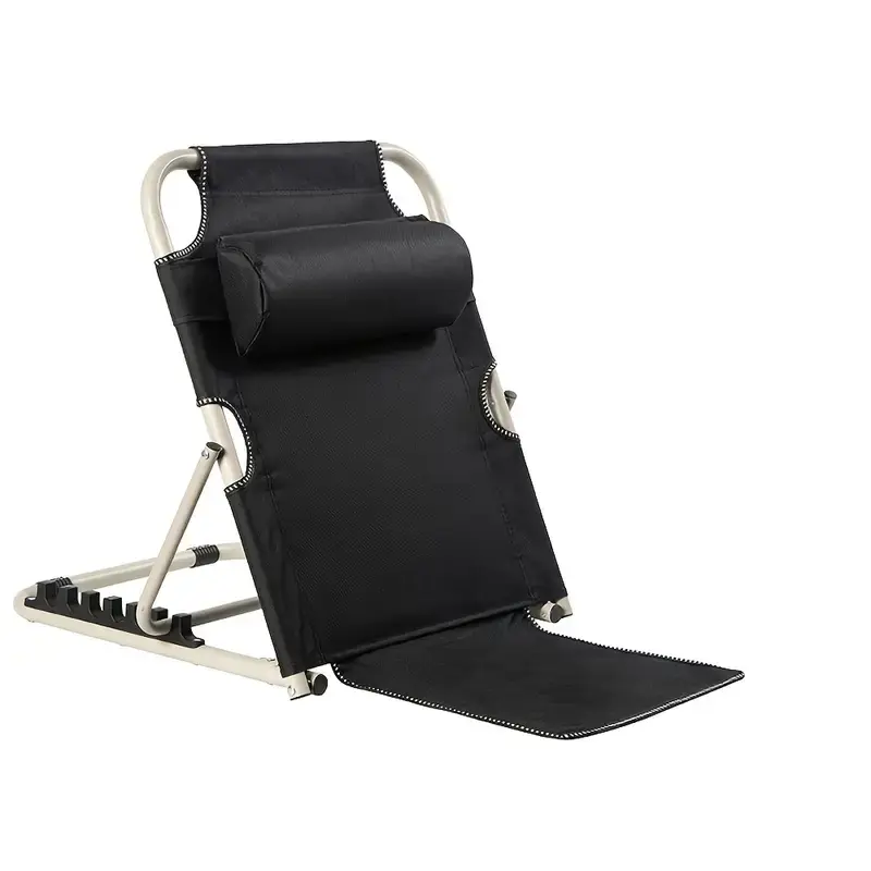 heavy duty adjustable outdoor camping backrest portable foldable 6 position multi for camping reading gaming travel and home use no details 4