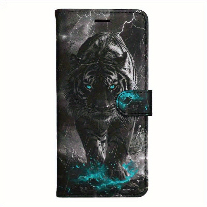 TEMU Magnetic Flip Wallet Case Featuring A Holder Stand For Models Including 5, 6, 6s, 7, 8, X, Xs, Xr, Se2 2020, Se3 2022, And 11 To 16 Series,