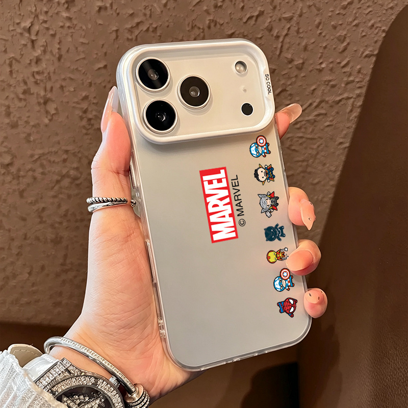 TEMU Phone Case - Avengers Phone Case For 17, Suitable For Cartoon Iron Man Spider-man Iphone 18 Pro/18 Pro Max/air/16 Pro/15/14 Plus/13/12/11