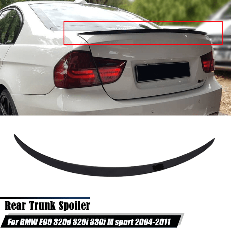 TEMU For E90 320d M Sport 2004-2011 Accessories Car Rear Trunk Boot Lip Spoiler Wing