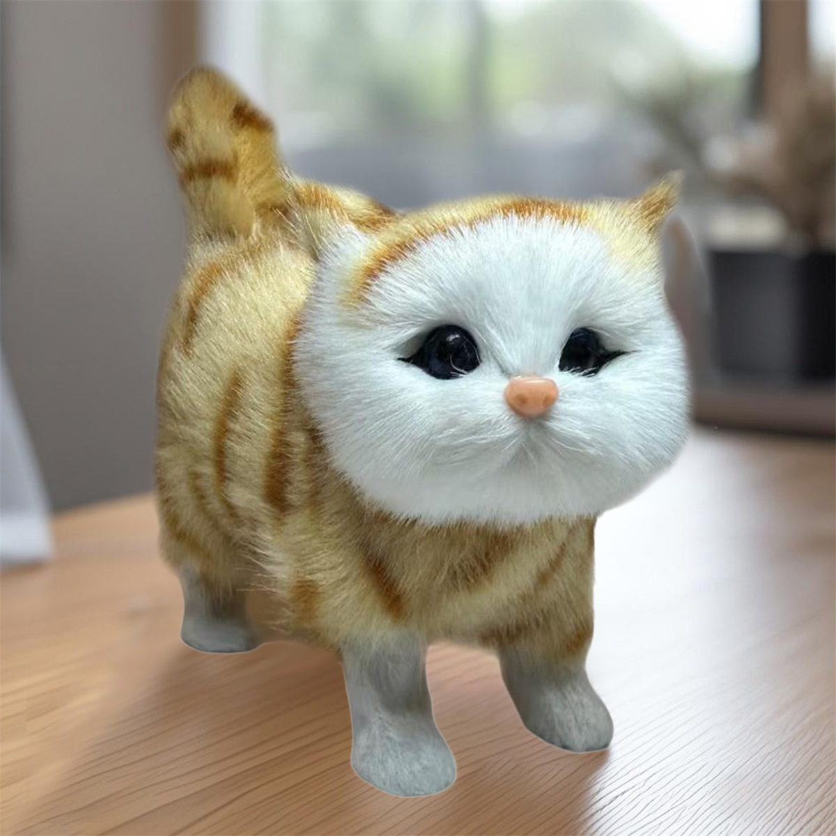 realistic stuffed plush cats ornament animal Temu