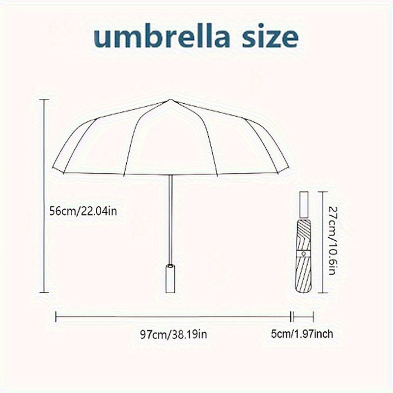 1pc Rose Petals Waterdrops Umbrella - 8-Rib Frame, Automatic Open Compact Travel Umbrella, Lightweight Durable Fashion Gift for Outdoor Use, Perfect for Halloween & Christmas accessories-C728045