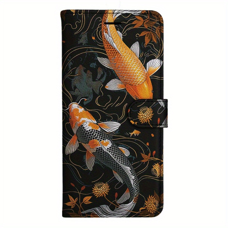 TEMU Fish Flip Wallet Case S8 S9 S10 M10 A30s A50s Note 10 20 A10s A20s A51 A71 S20 A11 A31 S20 S21 A42 A12 A16 A32 A52s A72 A22 S22 A13 A04s A53 A33