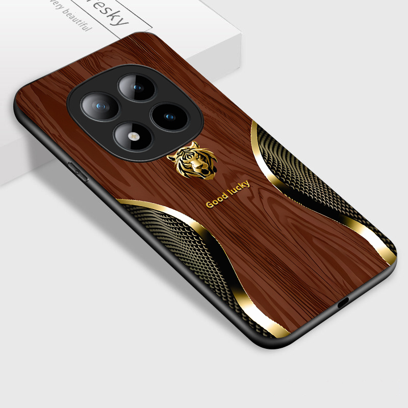 TEMU Phone Case - Case For Redmi Note 15 Pro Plus Pro  5g Phone Case, Stylish Golden Good Tiger Pattern Stylish Glossy Casing Back Cover Gift