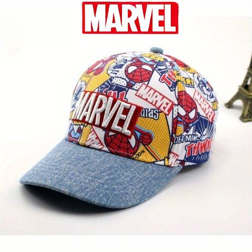 1pc baseball cap adjustable polyester hat with vibrant comic book design breathable hand washable casual wear superhero fans suitable for women