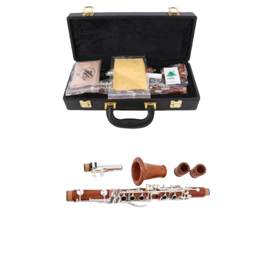 Porte-Clés Clarinette Miniature – Bijou Métal Poli Pour Musicien, Idée Cadeau Professeur Ou Élève Clarinette