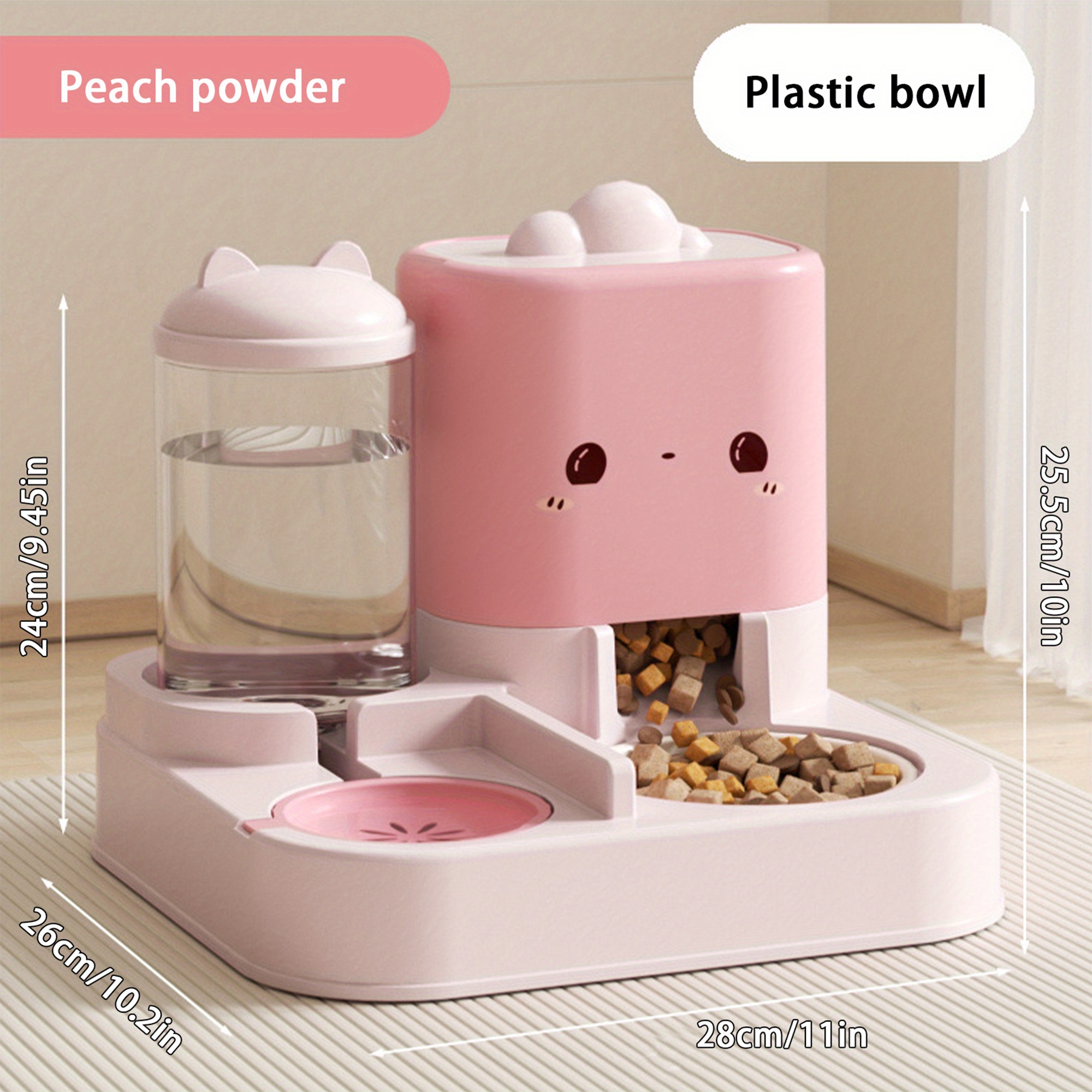 cute cartoon automatic pet water dispenser feeder 1000ml Temu