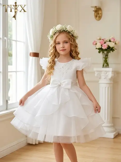 girl white dress sold on Temu United States girl white dress sold on Temu United States