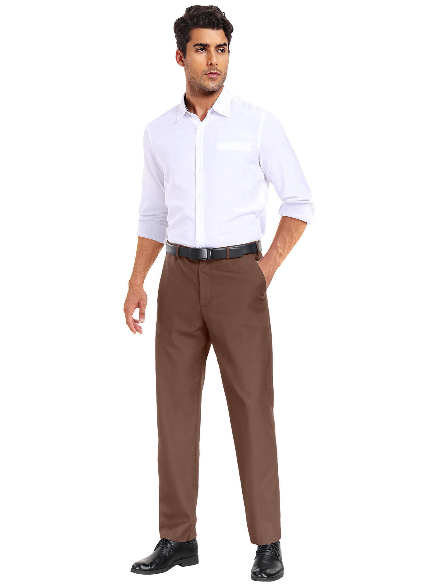 mens viscose blend dress pants straight leg - Temu