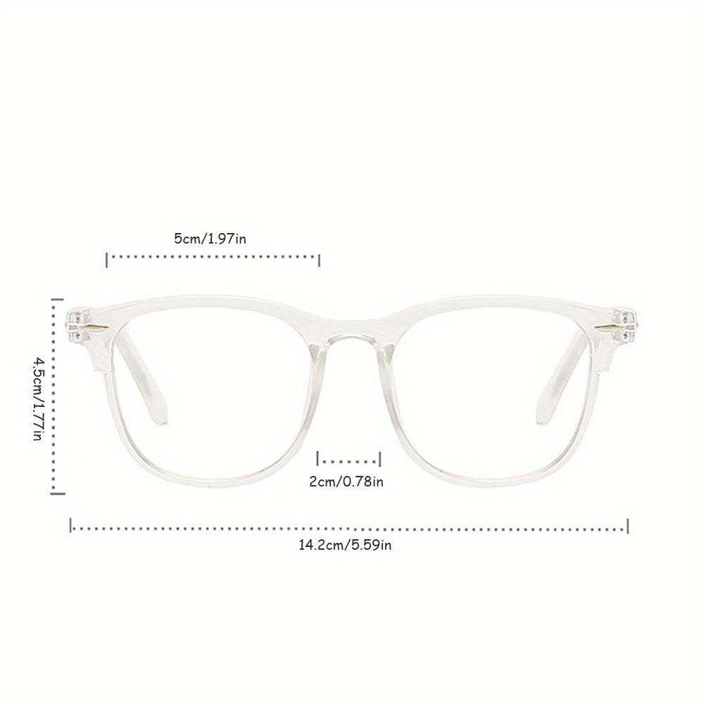 1pc blue light blocking glasses anti blue light flat Temu Canada